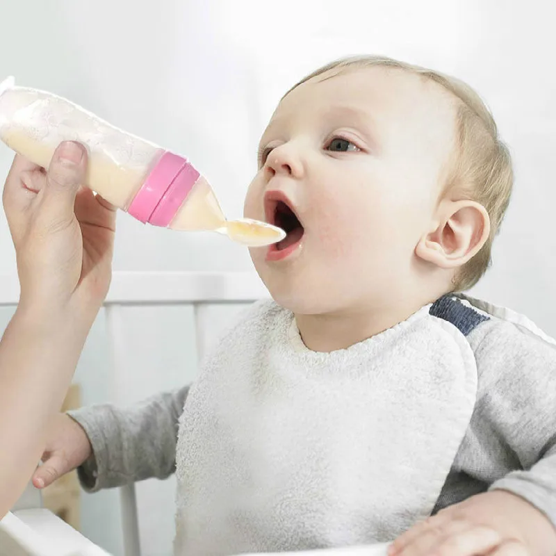 Maternal and child supplies rice paste bottle baby feeding spoon baby training food supplement bottle squeeze soft head spoon su
Maternal and child supplies rice paste bottle baby feeding spoon baby training food supplement bottle squeeze soft head spoon su