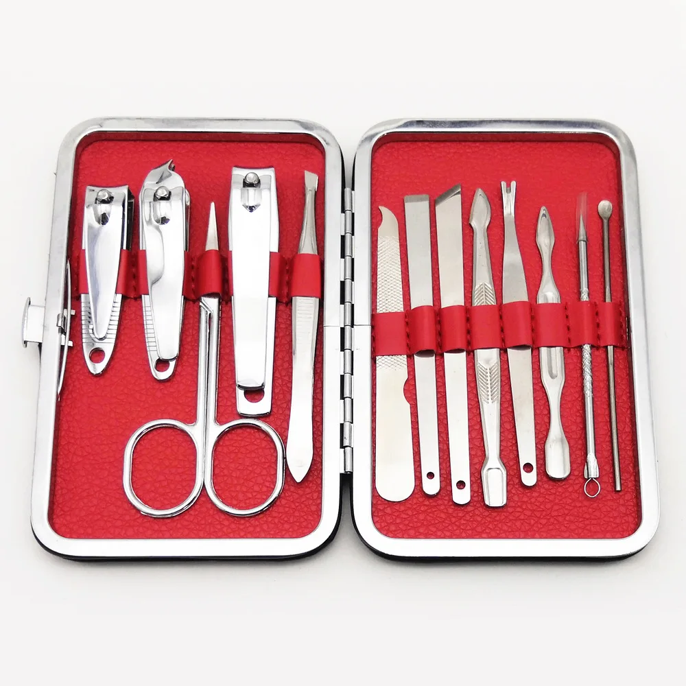 13pcs Stainless Steel Pedicure Nail Clipper Cutter Set Manicure Nail Art Tools Household Ear Spoon Pedicure Nail Scissors Kit
13pcs Stainless Steel Pedicure Nail Clipper Cutter Set Manicure Nail Art Tools Household Ear Spoon Pedicure Nail Scissors Kit