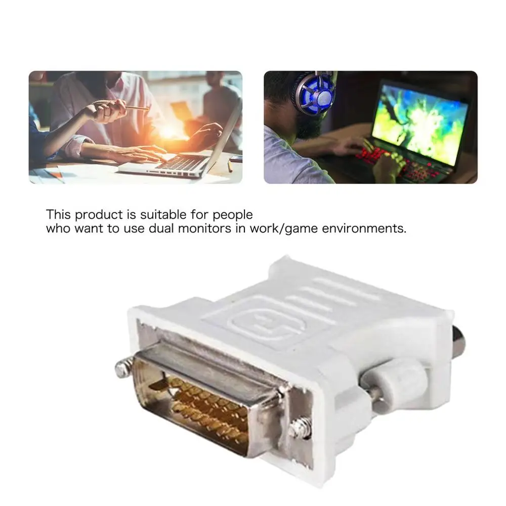 DVI D Male To VGA Female Socket Adapter Converter VGA To DVI/24+5 Pin Male To VGA Female Adapter Converter
DVI D Male To VGA Female Socket Adapter Converter VGA To DVI/24+5 Pin Male To VGA Female Adapter Converter