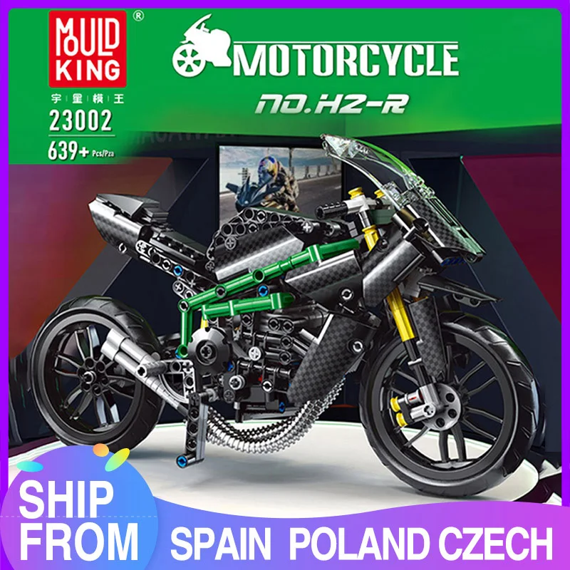 Высокотехнологичная модель мотоцикла MOULD KING MOC H2R, креативные строительные блоки в сборе, детские игрушки «сделай сам», рождественские подар...
Высокотехнологичная модель мотоцикла MOULD KING MOC H2R, креативные строительные блоки в сборе, детские игрушки «сделай сам», рождественские подар...