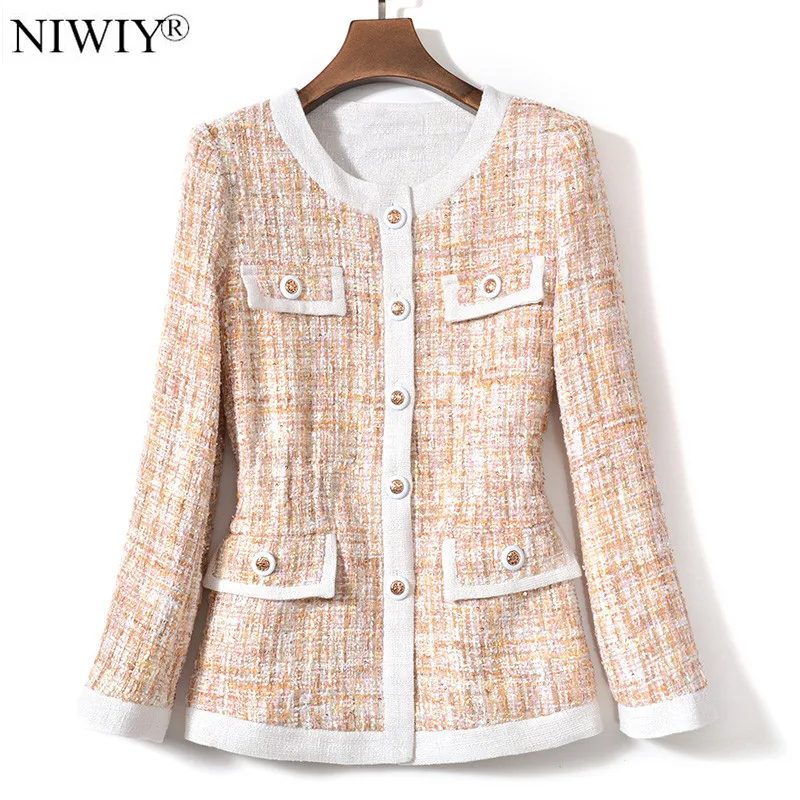Socialite Elegant Women Joker Plaid Jacket Vestido Invierno Mujer 2021 Autumn Long Sleeve Black Bomber Jacket Ropa Mujer N9662
Socialite Elegant Women Joker Plaid Jacket Vestido Invierno Mujer 2021 Autumn Long Sleeve Black Bomber Jacket Ropa Mujer N9662