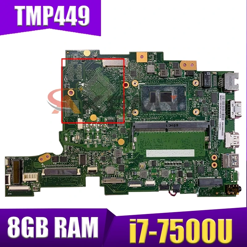 Akemy материнская плата для ноутбука ACER Aspire TMP449 i7-7500U материнская плата PA4DB SR2ZV с оперативной памятью 8 Гб Оперативная память DDR4
Akemy материнская плата для ноутбука ACER Aspire TMP449 i7-7500U материнская плата PA4DB SR2ZV с оперативной памятью 8 Гб Оперативная память DDR4