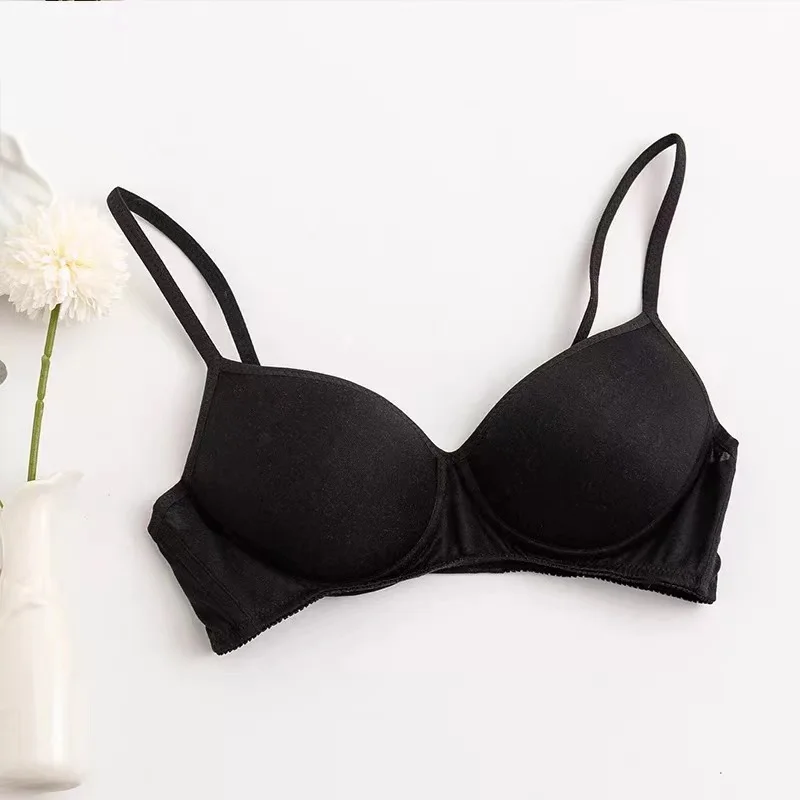 Leechee Spun Silk Lingerie Female Underwear Comfort Knit Bra Thin Sport Bralette Maid Bra Adjustable Straps Push Up Ultrathin
Leechee Spun Silk Lingerie Female Underwear Comfort Knit Bra Thin Sport Bralette Maid Bra Adjustable Straps Push Up Ultrathin