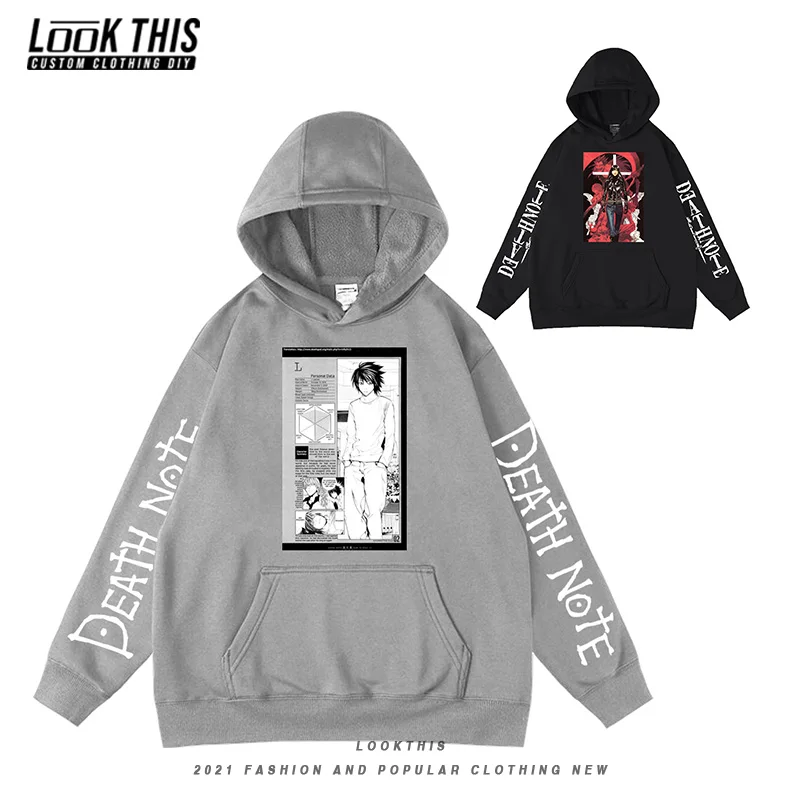 Children's Girls Boys Manga Character Death Note Oversized Hoodie Clothes for Teens Sweatshirt Spring Autumn Child Sports Hooded
Children's Girls Boys Manga Character Death Note Oversized Hoodie Clothes for Teens Sweatshirt Spring Autumn Child Sports Hooded