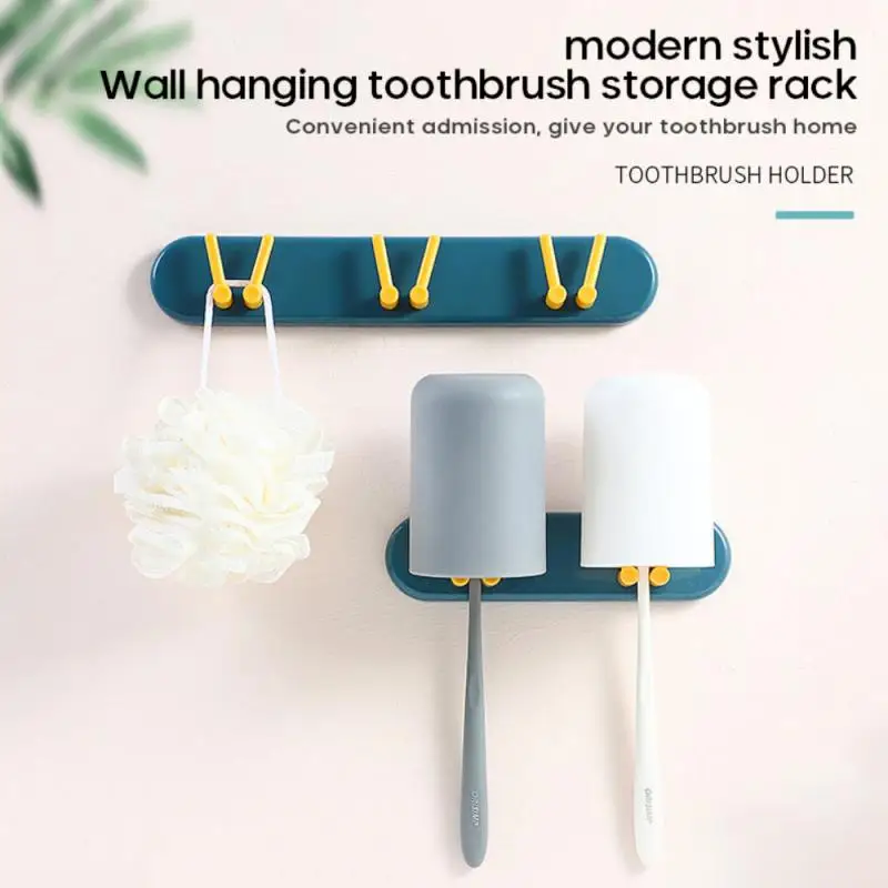 Wall Mounted Toothbrush Towel Holder Hook Cup Stand Toothbrush Holders Plug hook Shelf Kitchen Bathroom Rack
Wall Mounted Toothbrush Towel Holder Hook Cup Stand Toothbrush Holders Plug hook Shelf Kitchen Bathroom Rack