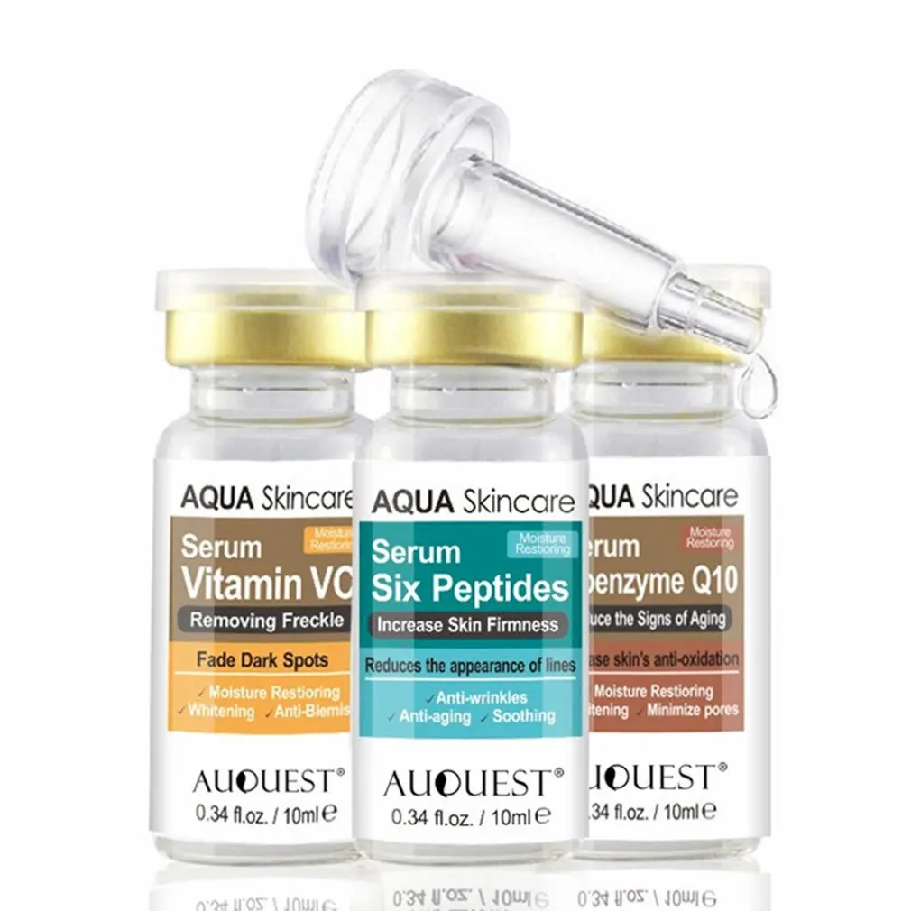 AuQuest Skin Care Vitamin VC Serum And Six Peptides Serum Coenzyme Q10 Serum Face Care Acne Treatment Beauty
AuQuest Skin Care Vitamin VC Serum And Six Peptides Serum Coenzyme Q10 Serum Face Care Acne Treatment Beauty