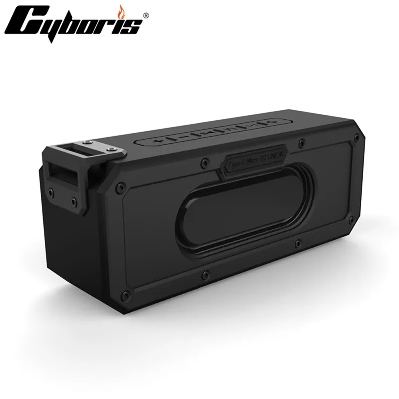 

Upgraded Cyboris 40W Subwoofer Waterproof Portable Bluetooth Speaker NFC TWS Bass Speakers DSP Support MIC TF/Aux Non Tronsmart