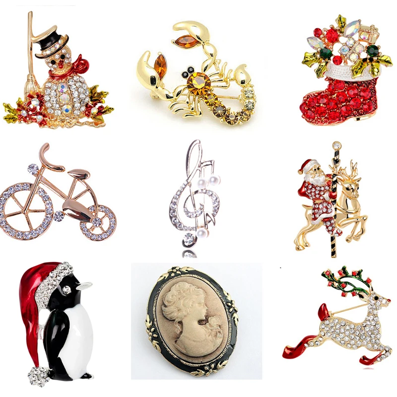 1pcs Christmas Gift Crystal Bell Shoe Boots Deer Snowman Cat Santa Claus Brooches Pins Wedding Jewelry Women Brooch
1pcs Christmas Gift Crystal Bell Shoe Boots Deer Snowman Cat Santa Claus Brooches Pins Wedding Jewelry Women Brooch