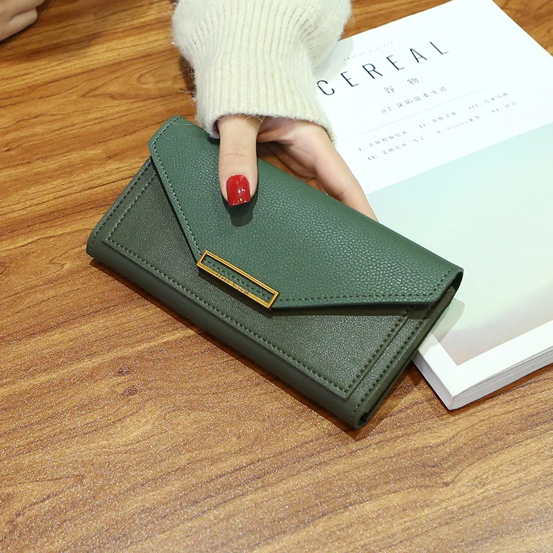 2021 Personality Long Small Fresh Multifunctional Women Fashion Wallets Buckle Korea Japan Retro High-end Thin Card Steady Purse
2021 Personality Long Small Fresh Multifunctional Women Fashion Wallets Buckle Korea Japan Retro High-end Thin Card Steady Purse
