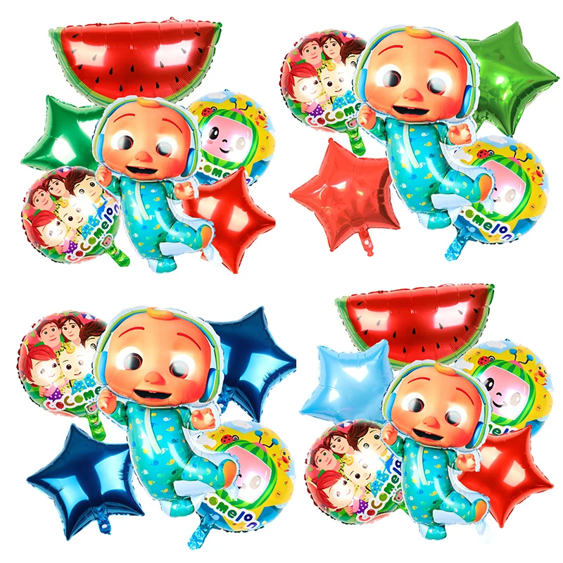 Children's Birthday Party Decoration Double-sided Watermelon Character Shape 18'' 5/6round Aluminum Film Balloon Set Baby Shower
Children's Birthday Party Decoration Double-sided Watermelon Character Shape 18'' 5/6round Aluminum Film Balloon Set Baby Shower