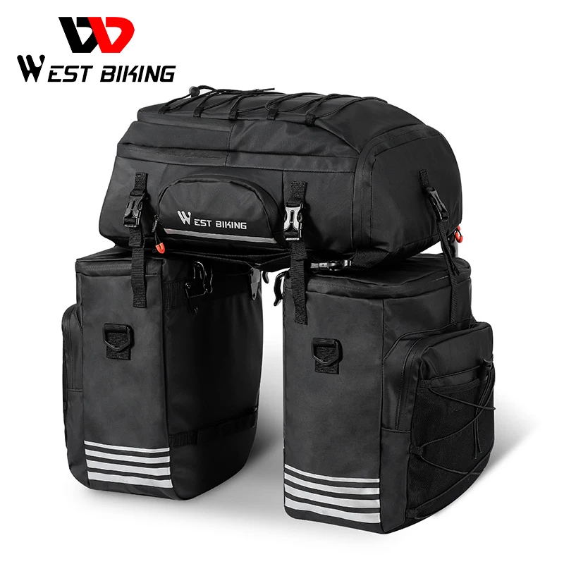 WEST BIKING Multifunctional Bike Bag Rear Seat Trunk Bag Waterproof Bicycle Pannier MTB Mountain Cycling Luggage Sport Backpack
WEST BIKING Multifunctional Bike Bag Rear Seat Trunk Bag Waterproof Bicycle Pannier MTB Mountain Cycling Luggage Sport Backpack