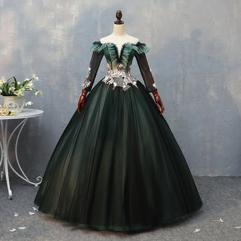 Quinceanera Dress 2021 New Full Sleeve Classic Off The Shoulder Party Dress Ball Gown Vintage Lace Quinceanera Dress Vestidos
Quinceanera Dress 2021 New Full Sleeve Classic Off The Shoulder Party Dress Ball Gown Vintage Lace Quinceanera Dress Vestidos