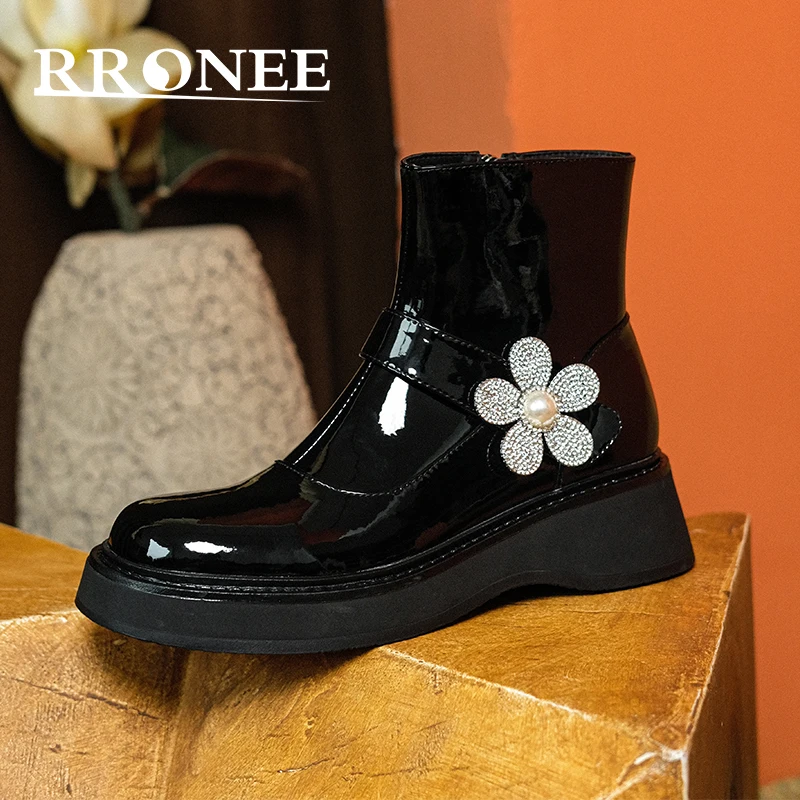 Winter 2021 new pearl Rhinestone sweet cool ankle boots women's chunky ankle boots Mary Jane boots
Winter 2021 new pearl Rhinestone sweet cool ankle boots women's chunky ankle boots Mary Jane boots