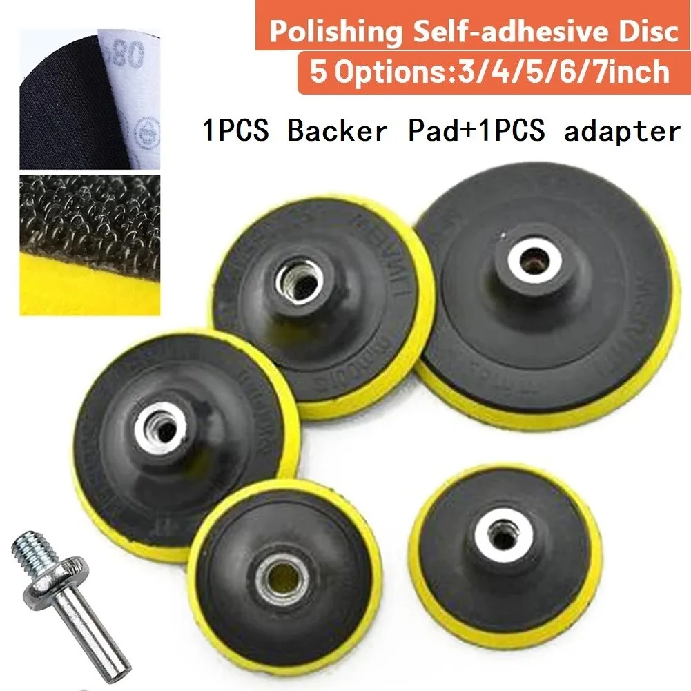 3/4/5/6/7inch Backing Pad Holder With A M14 Adapter Polishing Buffing Plate Disc Hook And Loop Pad Adhesive Backer M14 Thread
3/4/5/6/7inch Backing Pad Holder With A M14 Adapter Polishing Buffing Plate Disc Hook And Loop Pad Adhesive Backer M14 Thread