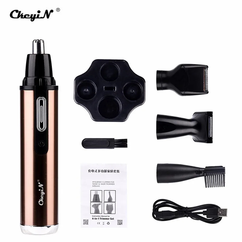 Rechargable Ear Nose Trimmer Cutter Electric Shaver Beard Face Eyebrows Nose Ear Hair Trimer Removal Shaver For Men Women S34 
Rechargable Ear Nose Trimmer Cutter Electric Shaver Beard Face Eyebrows Nose Ear Hair Trimer Removal Shaver For Men Women S34