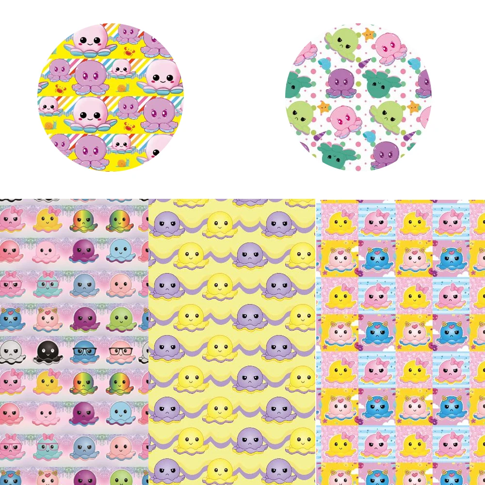 Cute Octopus Baby Design Pattern Synthetic Leather Faux Leather for Bow Clip 30*136CM
Cute Octopus Baby Design Pattern Synthetic Leather Faux Leather for Bow Clip 30*136CM