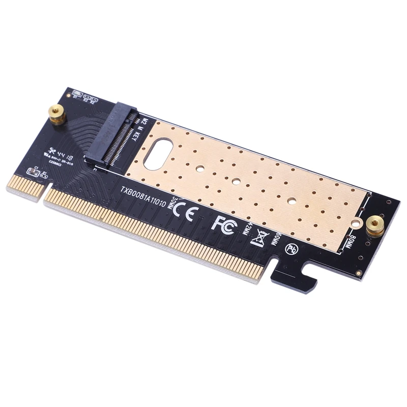 M.2 Nvme Ssd адаптер M2 на Pcie 3 0 X16 контроллер карты M ключ интерфейс Поддержка Pci Express X4