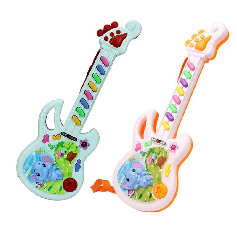 Музыкальная развивающая игрушка для детей 1 шт. портативная клавиатура со слоном