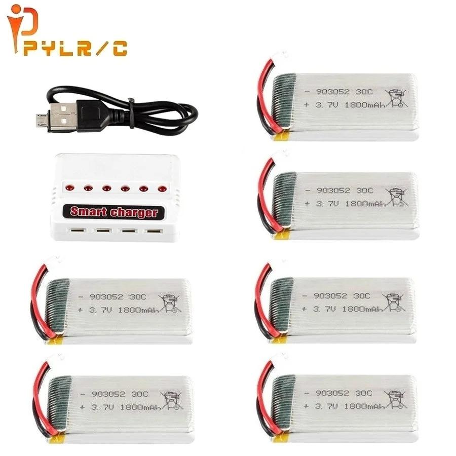 Upgrade 3.7v 1800mAh Lipo Battery and Charger for SYMA KY601S X5 X5S X5C X5SC X5SH X5SW M18 H5P H11D H11C RC Quadcopter Parts
Upgrade 3.7v 1800mAh Lipo Battery and Charger for SYMA KY601S X5 X5S X5C X5SC X5SH X5SW M18 H5P H11D H11C RC Quadcopter Parts