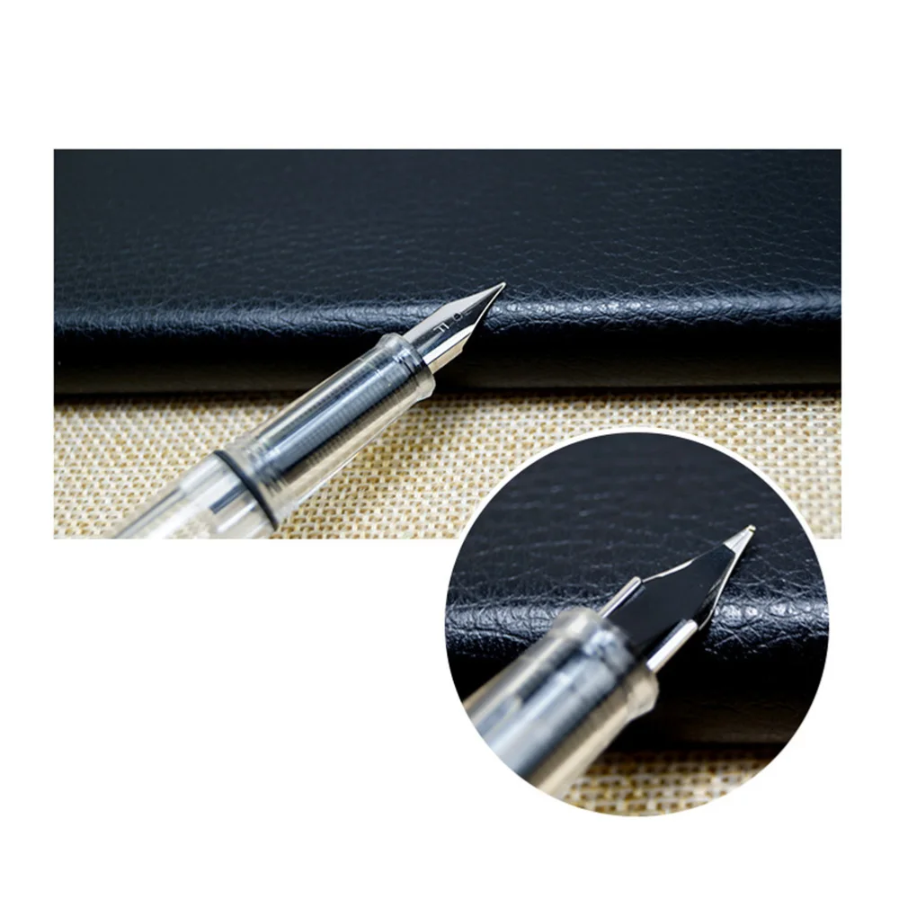 4Pcs Piston Fountain Pen Fine Nib 0.5mm Transparent Large Capacity Writing Pen
4Pcs Piston Fountain Pen Fine Nib 0.5mm Transparent Large Capacity Writing Pen