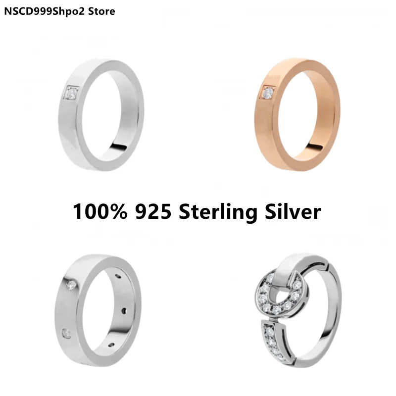 1: 1 100% 925 Sterling Silver Ring single diamond classic original brand jewelry couple ring wedding anniversary gift
1: 1 100% 925 Sterling Silver Ring single diamond classic original brand jewelry couple ring wedding anniversary gift