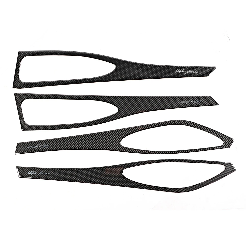 4pcs Carbon Fiber Car Interior Decoration Door Cover Trim Fits for Alfa Romeo Giulia 17-19
4pcs Carbon Fiber Car Interior Decoration Door Cover Trim Fits for Alfa Romeo Giulia 17-19