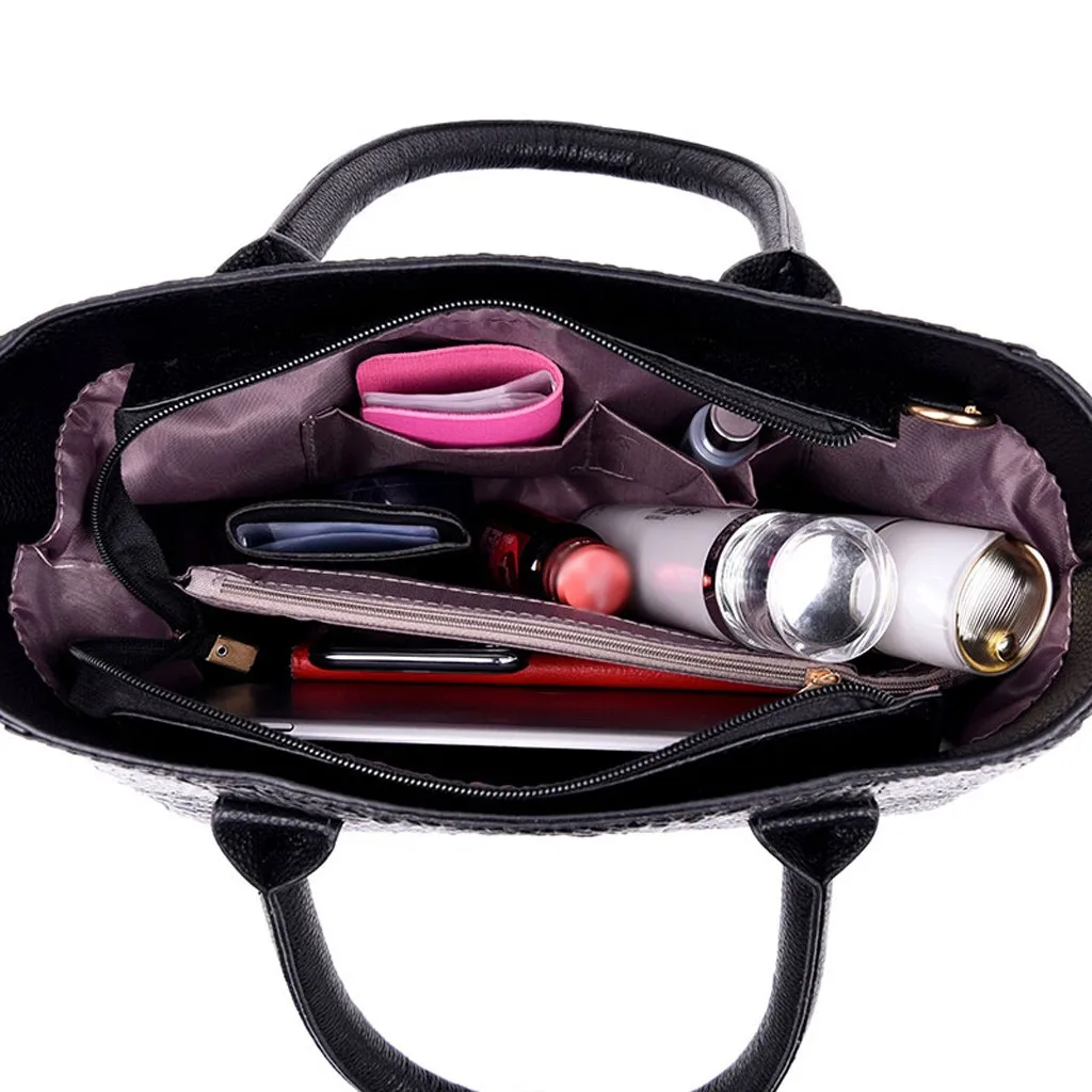 3pc Women's Fashion Simple Style Crocodile Pattern Solid Color Leather Shoulder Bag Handbag Purse 2020 New
3pc Women's Fashion Simple Style Crocodile Pattern Solid Color Leather Shoulder Bag Handbag Purse 2020 New