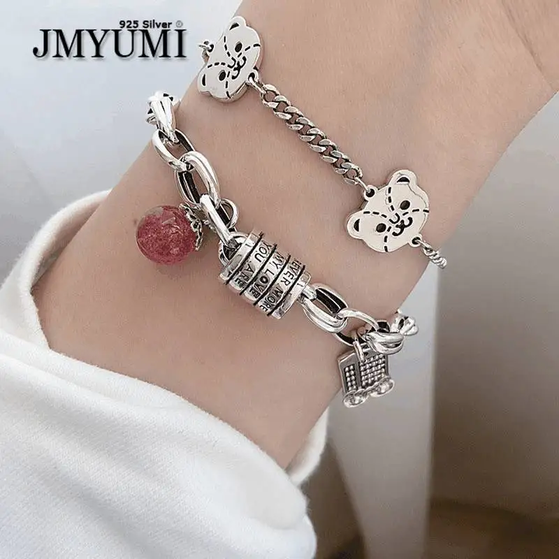 JMYUMI 925 Sterling Silver Bracelets for Women 2021 New Trendy Vintage Sweet Design Pink Abacus Party Jewelry Gifts Wholesale
JMYUMI 925 Sterling Silver Bracelets for Women 2021 New Trendy Vintage Sweet Design Pink Abacus Party Jewelry Gifts Wholesale