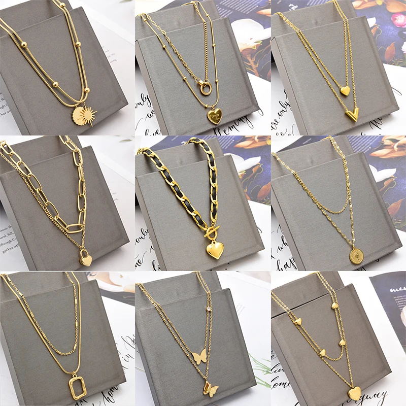 XIYANIKE 316L Stainless Steel Punk Hip Hop 2 Layer Geometric Sell Well Necklace Chain For Women Gift Fashion Jewelry Wholesale
XIYANIKE 316L Stainless Steel Punk Hip Hop 2 Layer Geometric Sell Well Necklace Chain For Women Gift Fashion Jewelry Wholesale