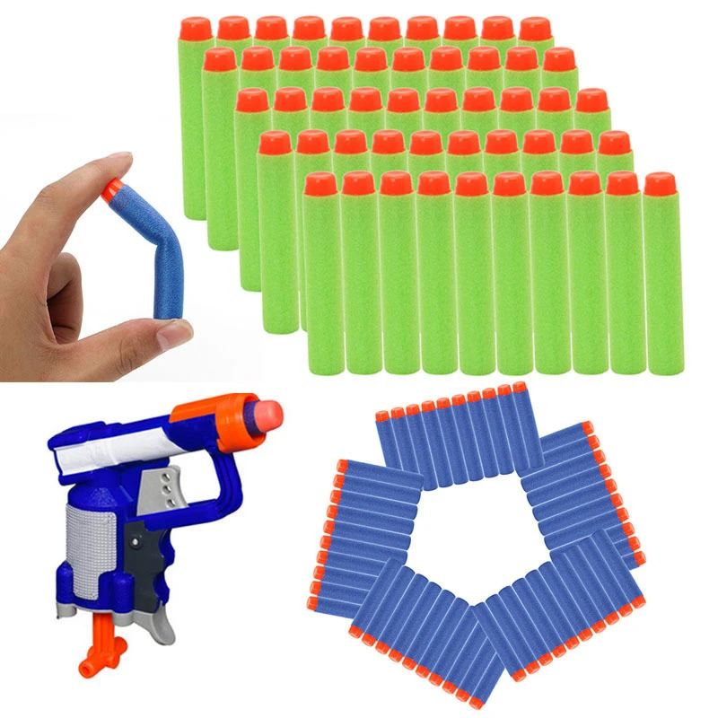 10-100Pcs For Nerf Bullets EVA Soft Hollow Hole Head 7.2cm Refill Bullet Darts for Nerf Toy Gun Accessories for Nerf Blasters
10-100Pcs For Nerf Bullets EVA Soft Hollow Hole Head 7.2cm Refill Bullet Darts for Nerf Toy Gun Accessories for Nerf Blasters