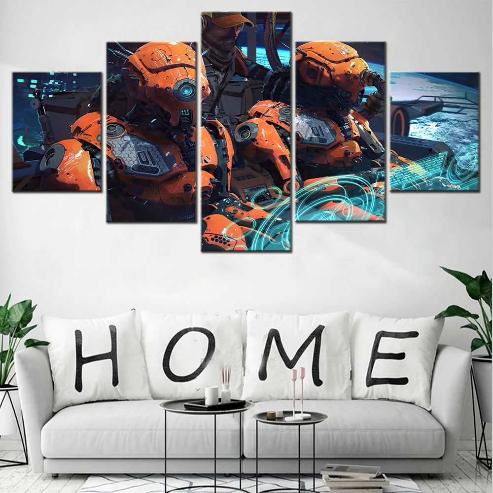 Canvas Painting 5 Piece Anime Space Robot Pilot Picture Home Decoration Printing Wall Art Modern For Living Room Home Posters
Canvas Painting 5 Piece Anime Space Robot Pilot Picture Home Decoration Printing Wall Art Modern For Living Room Home Posters