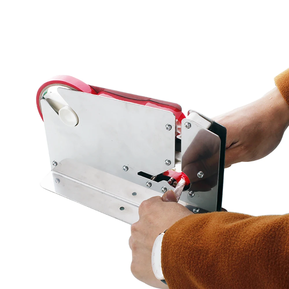 Stainless Steel Tape Cutter Dispenser Supermarket Plastic Bag Sealing Machine Food Packing Sealer Mini Fruit Stapler Packer
Stainless Steel Tape Cutter Dispenser Supermarket Plastic Bag Sealing Machine Food Packing Sealer Mini Fruit Stapler Packer
