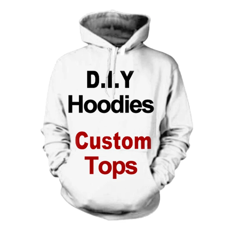 New 3d Printing Diy Custom Design Men's Women's Hip-hop Hoodie Fashion Sports Picture Logo Design Tops Fun Children's Hoodie
New 3d Printing Diy Custom Design Men's Women's Hip-hop Hoodie Fashion Sports Picture Logo Design Tops Fun Children's Hoodie