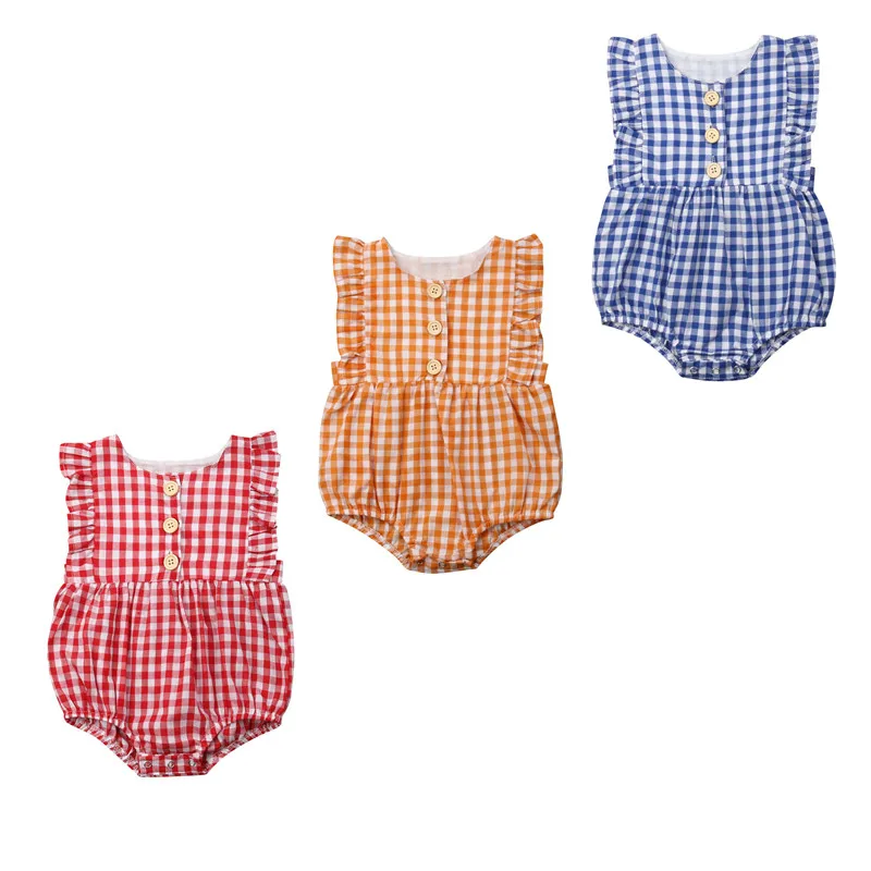 Toddler Newborn Infant Baby Girl Ruffle Plaid Romper Sleeveless Jumpsuit One Piece Outfits Sunsuit Toddler Girl Summer Clothes
Toddler Newborn Infant Baby Girl Ruffle Plaid Romper Sleeveless Jumpsuit One Piece Outfits Sunsuit Toddler Girl Summer Clothes