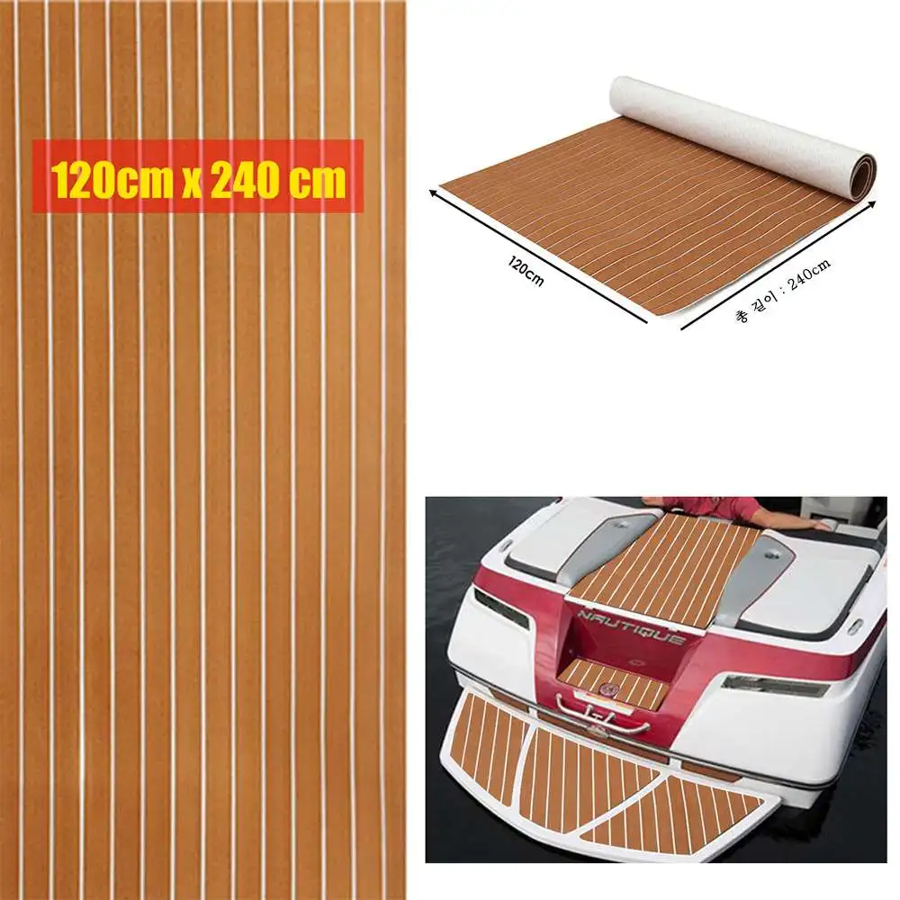 1200mmx2400mmx5mm Self-Adhesive Foam Teak Decking EVA Foam Marine Flooring Faux Boat Decking Boat EVA Foam Floor Mat For Boat
1200mmx2400mmx5mm Self-Adhesive Foam Teak Decking EVA Foam Marine Flooring Faux Boat Decking Boat EVA Foam Floor Mat For Boat
