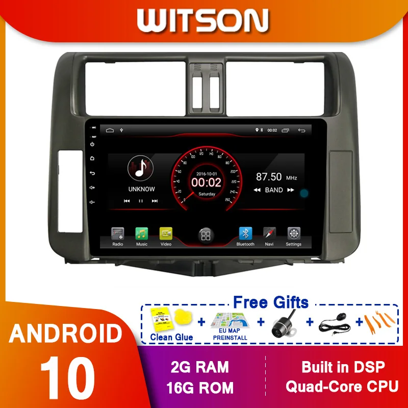 WITSON 9 "FULL HD сенсорный экран Android 10 0 Восьмиядерный Автомобильный GPS
