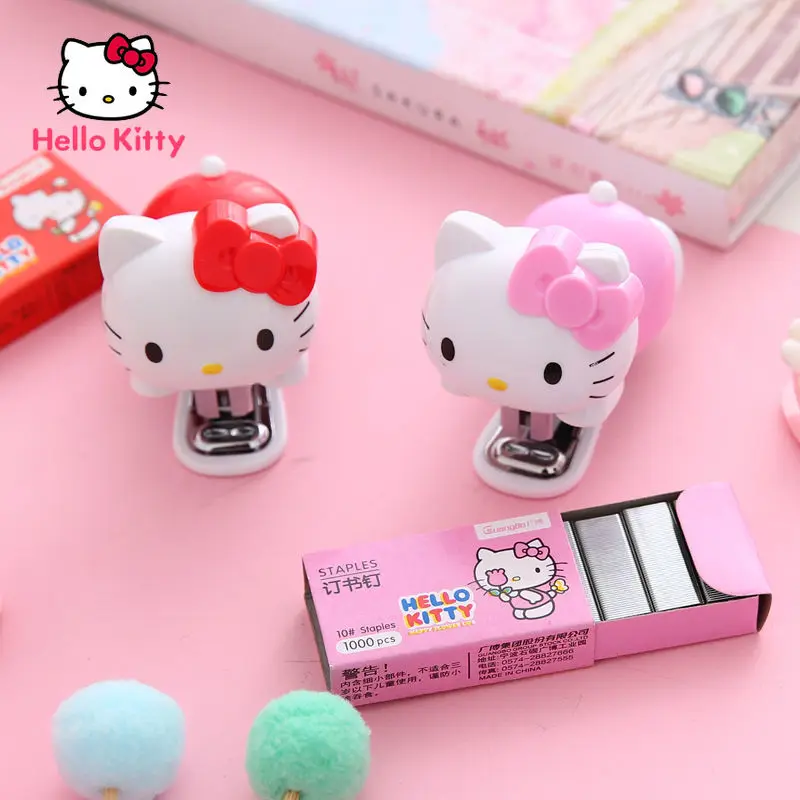 TAKARA TOMY Hello Kitty Mini Stapler Set Cute Cartoon Creative Student Stapler Office Stapler Multifunctional Test Paper Stapler
TAKARA TOMY Hello Kitty Mini Stapler Set Cute Cartoon Creative Student Stapler Office Stapler Multifunctional Test Paper Stapler