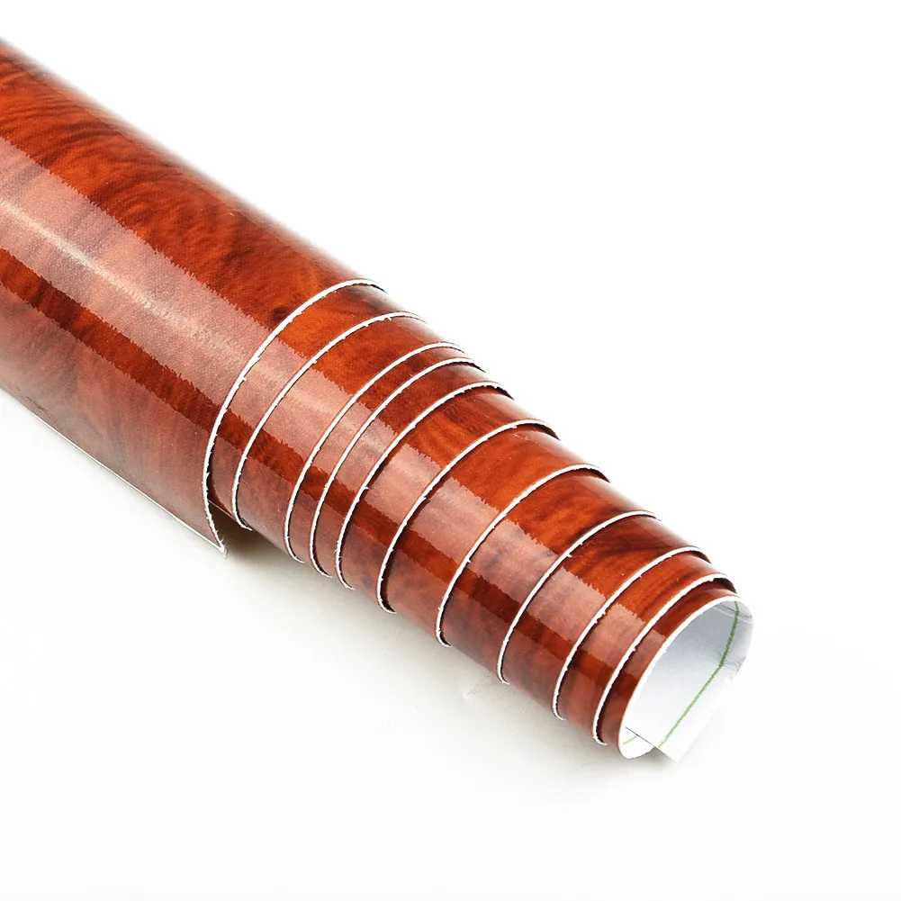 DIY Car Sticker Film Maroon 30*100cm Accessory Wrap Roll High glossy Wood Grain Vinyl Decal Internal Useful Durable
DIY Car Sticker Film Maroon 30*100cm Accessory Wrap Roll High glossy Wood Grain Vinyl Decal Internal Useful Durable