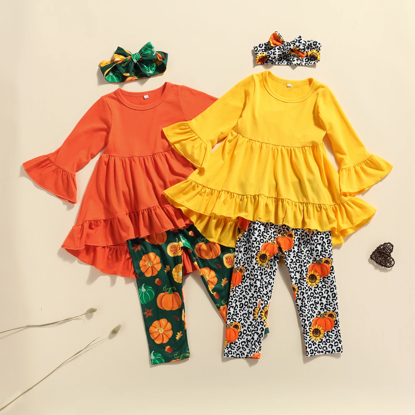 2021-06-04 Lioraitiin 3-7Years 3Pcs Kids Girl Autumn Tracksuit Solid Long Flared Sleeve Blouse Pumpkin Print Pants Hairband
2021-06-04 Lioraitiin 3-7Years 3Pcs Kids Girl Autumn Tracksuit Solid Long Flared Sleeve Blouse Pumpkin Print Pants Hairband