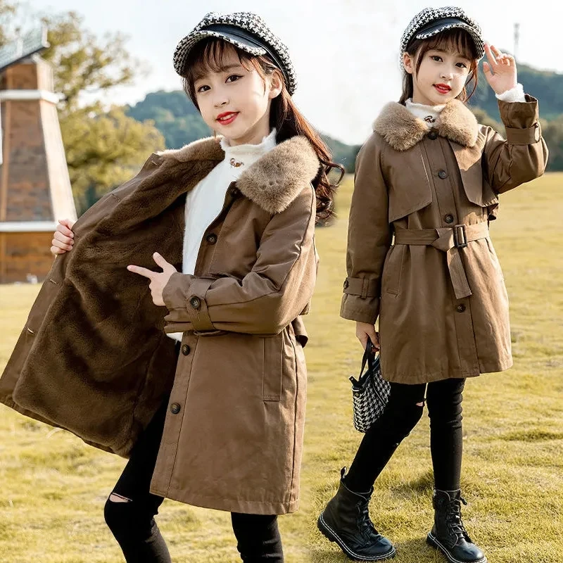 Jacket For Girls New thick lamb wool coat autumn and winter children's school to overcome the tide of cotton clothes coats
Jacket For Girls New thick lamb wool coat autumn and winter children's school to overcome the tide of cotton clothes coats