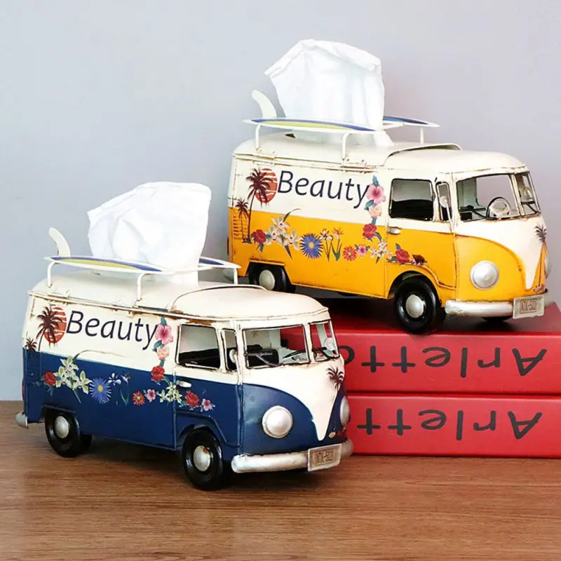1pc American retro Ironwork Bus Style Tissue Box Car, Van, Bar, Restaurant, Hotel, Home Living Room Desktop Decoration Ornaments
1pc American retro Ironwork Bus Style Tissue Box Car, Van, Bar, Restaurant, Hotel, Home Living Room Desktop Decoration Ornaments