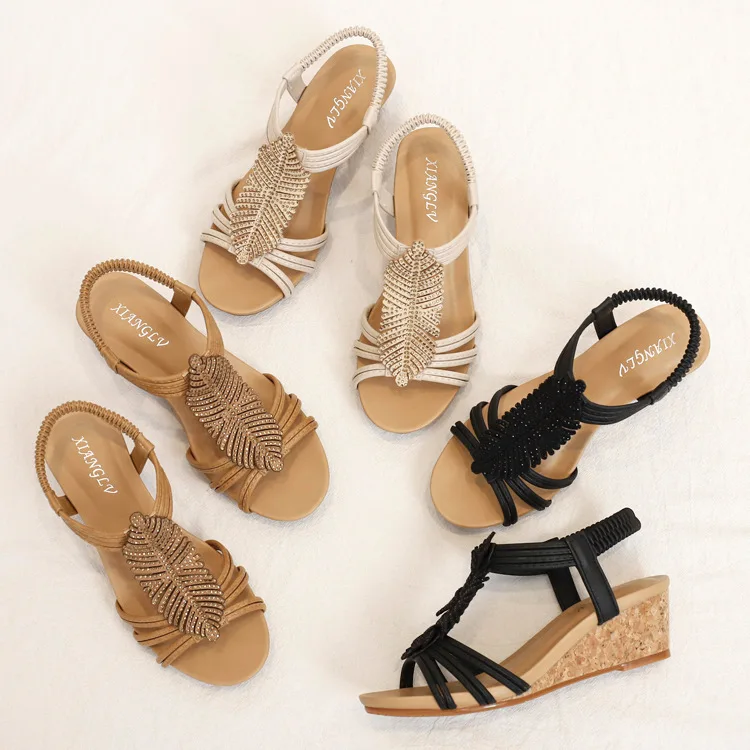 Women's Sandals Fashion Style Shoes Female Sandals Female Wedge Platform Female Shoes Flats Beach Sandals Lager Size
Women's Sandals Fashion Style Shoes Female Sandals Female Wedge Platform Female Shoes Flats Beach Sandals Lager Size