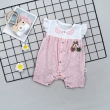 Новинка 2019 года одежда с короткими рукавами для маленьких детей