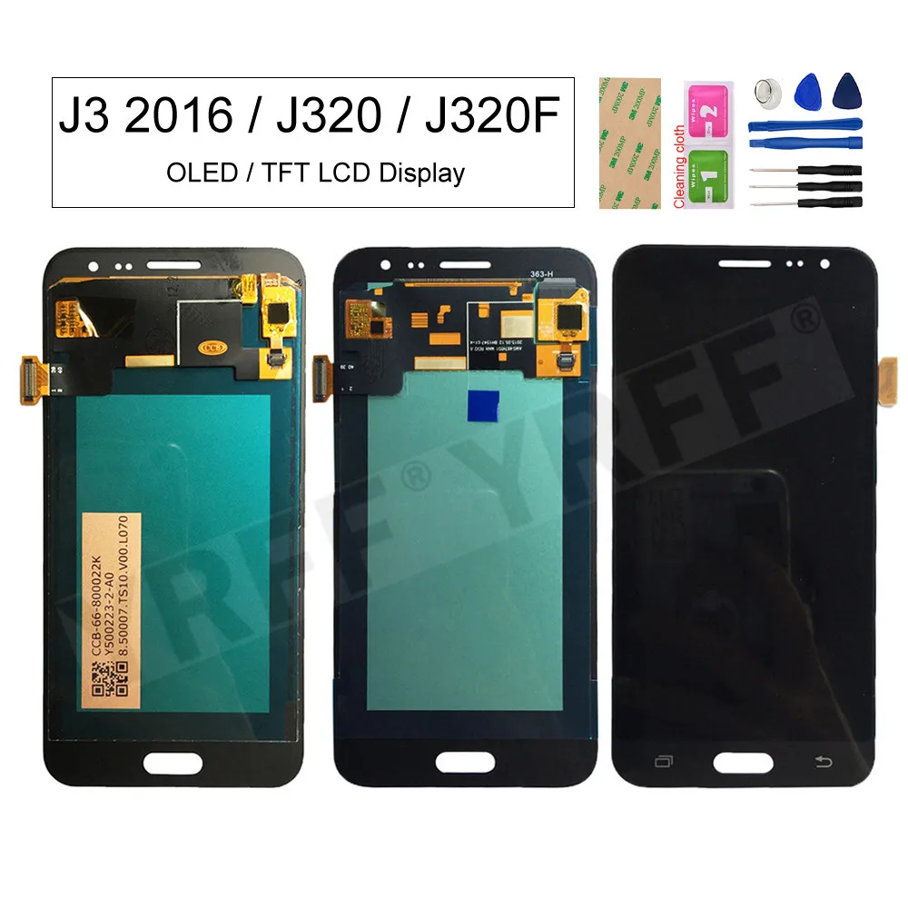 J320 LCD TFT/OLED For Samsung Galaxy J3 2016 J320 J320F SM-J320F lcd Display Touch Screen Digitizer Assembly Repair Parts
J320 LCD TFT/OLED For Samsung Galaxy J3 2016 J320 J320F SM-J320F lcd Display Touch Screen Digitizer Assembly Repair Parts