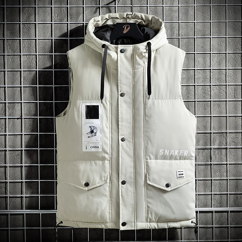 Winter Warm Men Cotton Padded Vest Jacket Men Sleeveless Thick Waistcoat Zipper Jacket Male Casual Parkas Vest Coat Men Clothes
Winter Warm Men Cotton Padded Vest Jacket Men Sleeveless Thick Waistcoat Zipper Jacket Male Casual Parkas Vest Coat Men Clothes