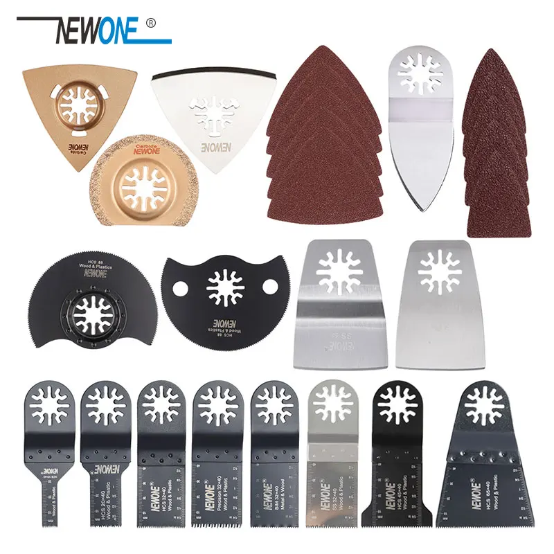 Лезвия для осциллирующих инструментов NEWONE, 66 шт.
Лезвия для осциллирующих инструментов NEWONE, 66 шт.