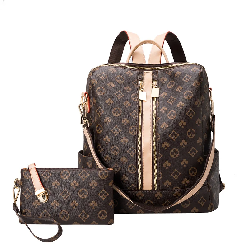 2021 cross-border new shoulder bag women's bag European and American retro print large-capacity anti-theft backpack
2021 cross-border new shoulder bag women's bag European and American retro print large-capacity anti-theft backpack