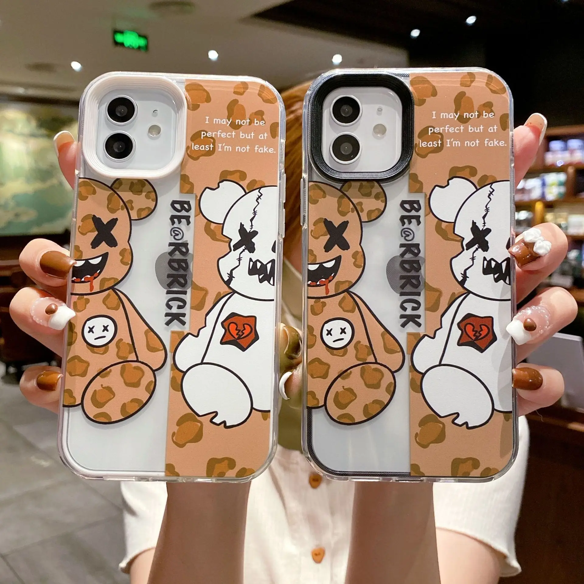 Cartoon Bear Three in one Phone Case For iPhone 11 12 13 Pro Max X 6 7 8 Plus XR XS Max Soft Silicone Back Cover Funda
Cartoon Bear Three in one Phone Case For iPhone 11 12 13 Pro Max X 6 7 8 Plus XR XS Max Soft Silicone Back Cover Funda