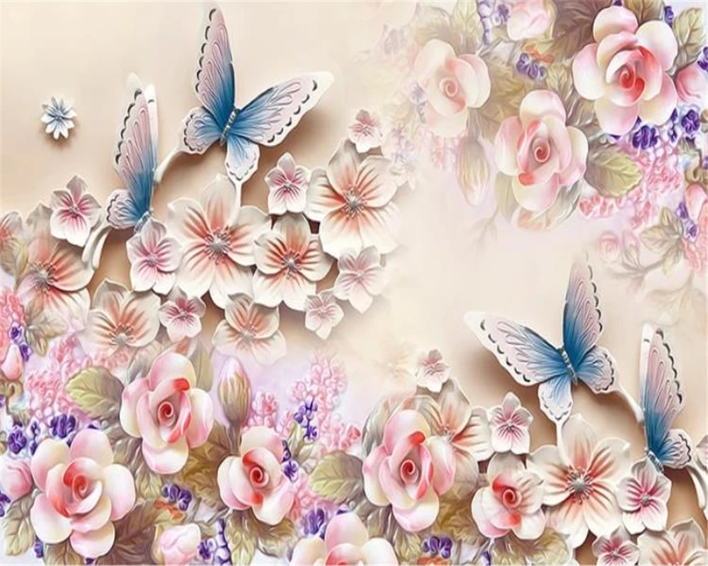 3d Wallpaper Custom Photo Mural 3D Flower Butterfly Relief Living Room Bedroom Decoration Mural Wallpaper
3d Wallpaper Custom Photo Mural 3D Flower Butterfly Relief Living Room Bedroom Decoration Mural Wallpaper