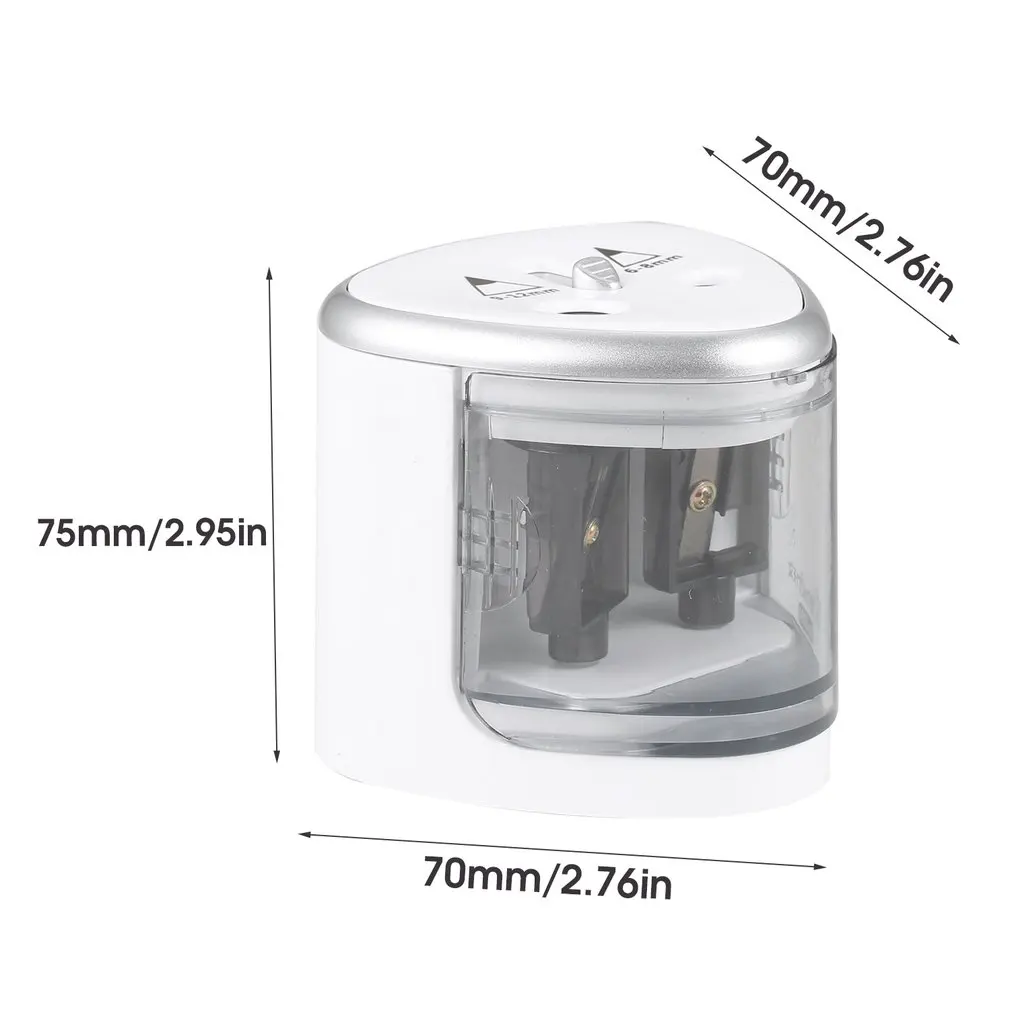 Automatic Electric Pencil Sharpener Time-Saving School Stationery Supplies Desk Table Pencil Sharpener Office Accessories
Automatic Electric Pencil Sharpener Time-Saving School Stationery Supplies Desk Table Pencil Sharpener Office Accessories